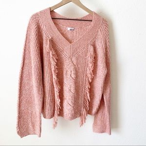 Abound Pink Salmon Sweater